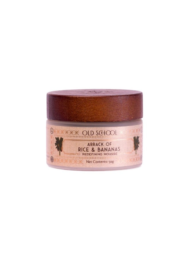Old School Rituals Arrack of Rice & Banana Redefining Mousse | Natural Face Moisturizer | Anti-Aging & Hydrating Face Cream | For Smooth, Radiant Skin | 50g | Infused with Rice & Banana Extracts - Image 1